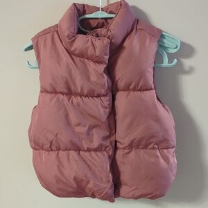 Old Navy Pink Puffer Vest